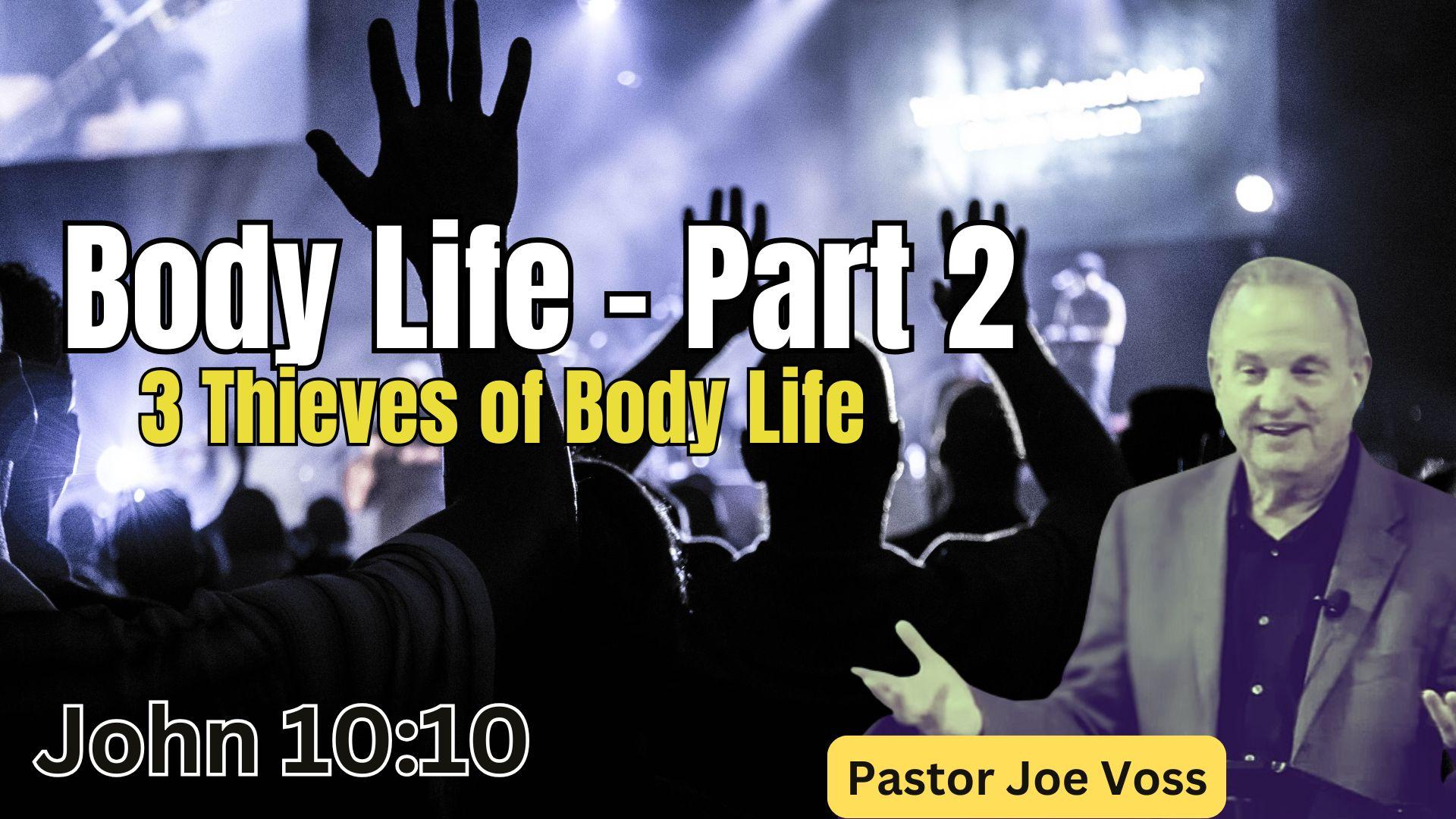 Body Life 2: Three Thieves, by Pastor Joe